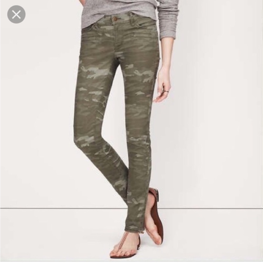 Camo Skinny Pants
